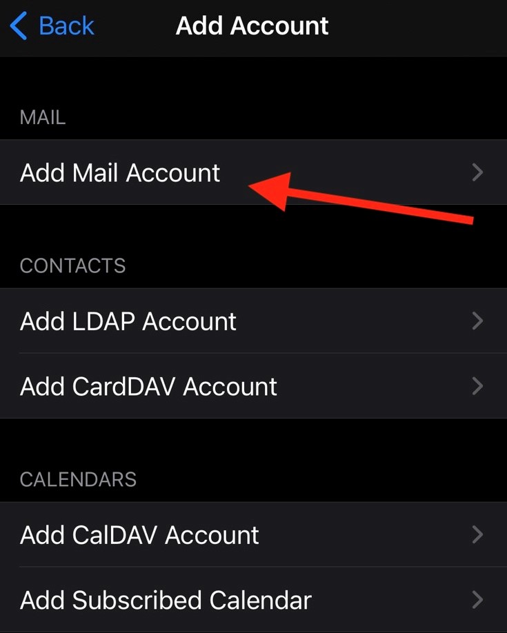 Configuring Iphone Email