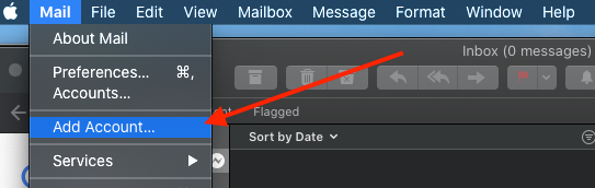 Configuring Apple Email Client