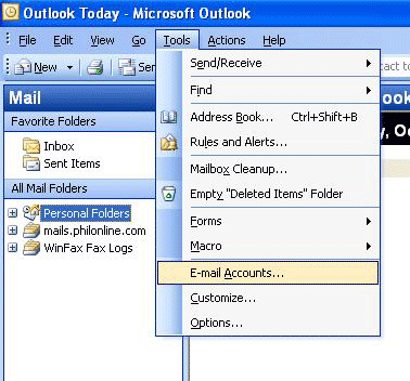 Outgoing Email Setup in Microsoft Outlook
