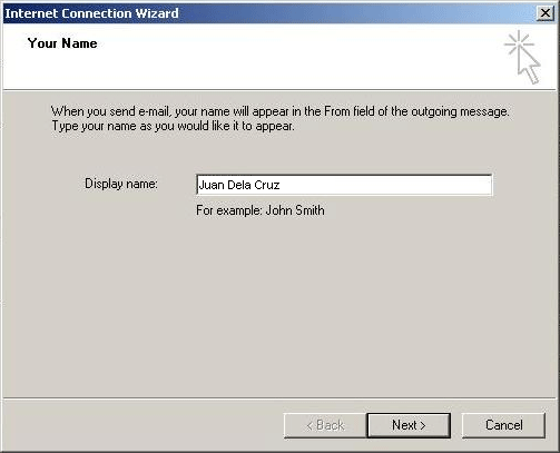 Email Setup in Outlook Express