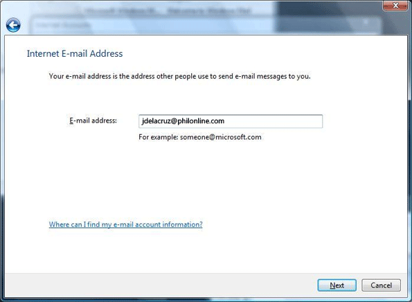 Email Setup in Outlook Express